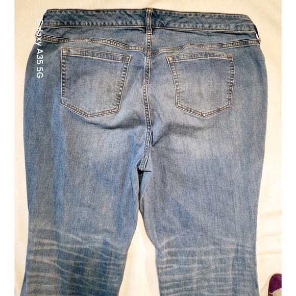 Torrid Womens Mid-Rise Slim Bootcut Vintage Stretch Jeans Size 20R Blue Denim - Picture 7 of 12